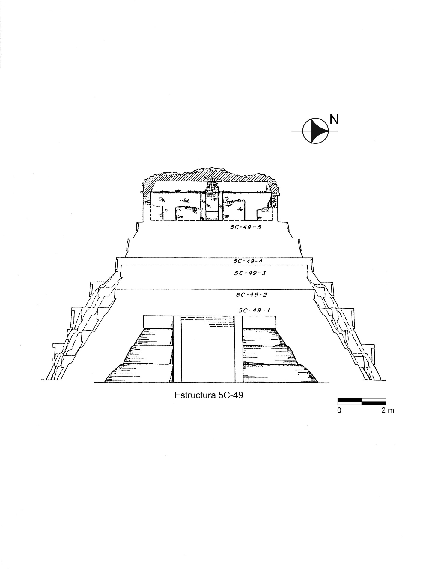 04 Exploración y restauración en el Templo del Talud-Tablero, Mundo  Perdido, Tikal (Estructura 5C-49) – Juan Pedro Laporte – Simposio 11, Año  1997 – Asociación Tikal