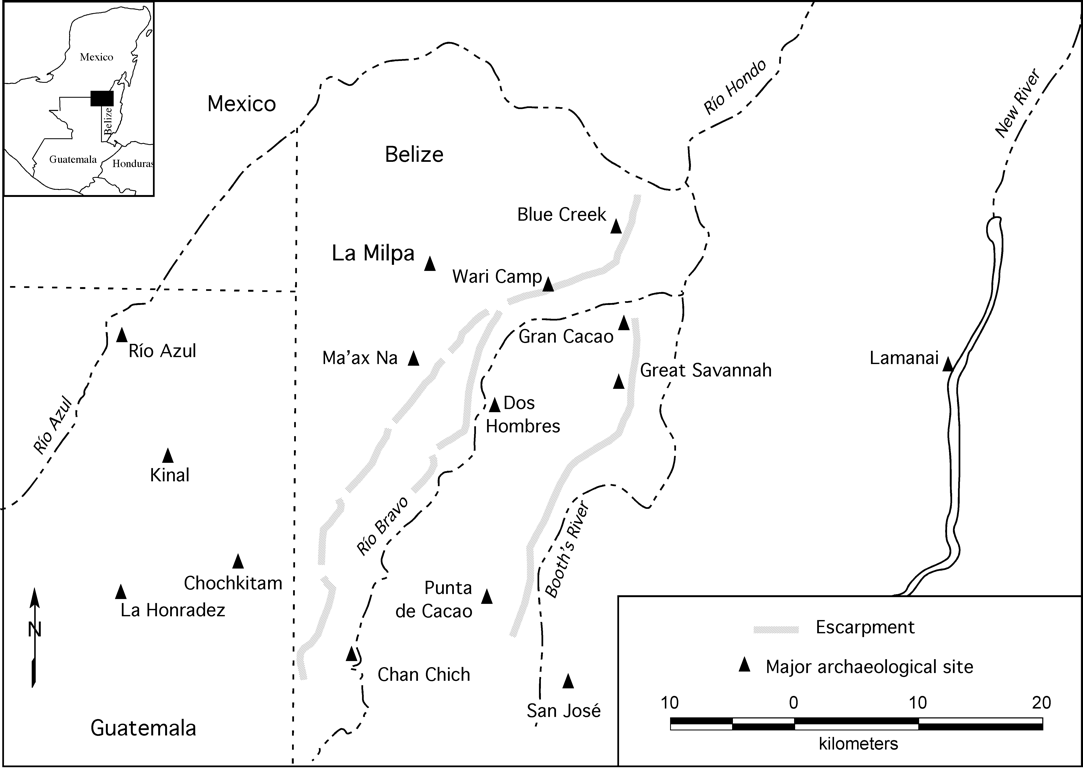 8. Del Preclásico Tardío al Clásico Temprano en la región de los Tres Ríos Noreste de Petén y